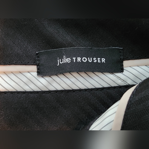 ANN TAYLOR LOFT Julie Trousers in Black. Women's Size 8. 🖤 - Picture 5 of 9